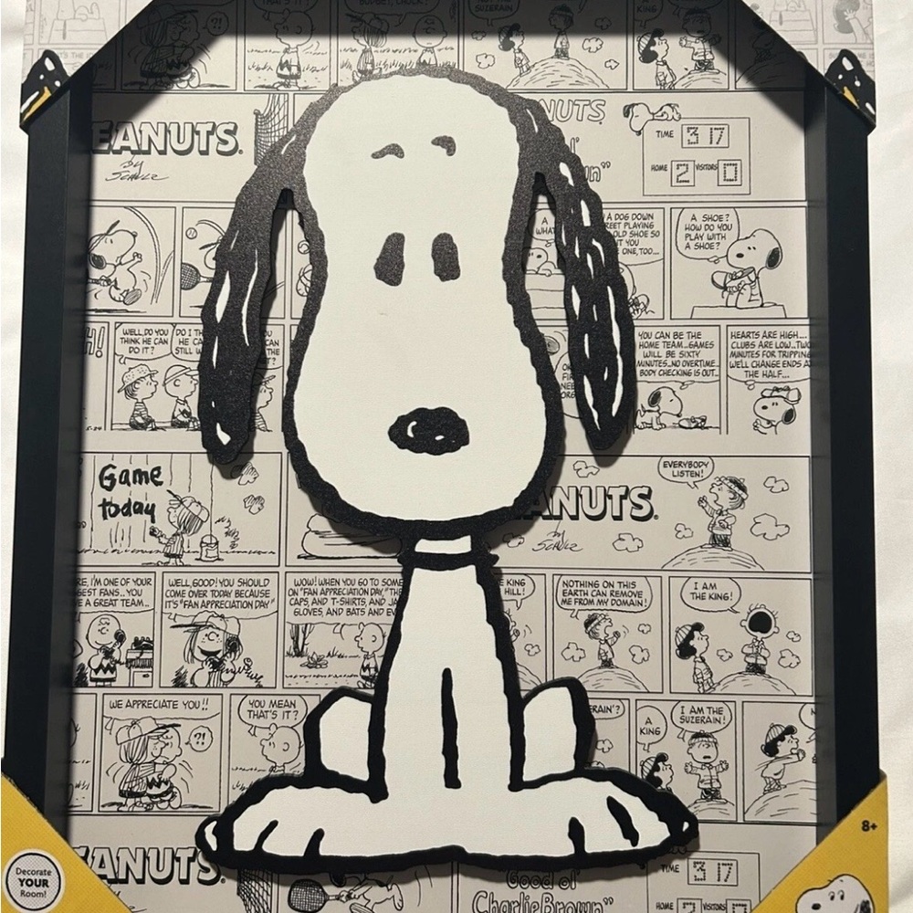 🔥Snoopy 3D Wall Art Peanuts Comic Strip Collectible 12x15 Decor *LIMITED STOCK*